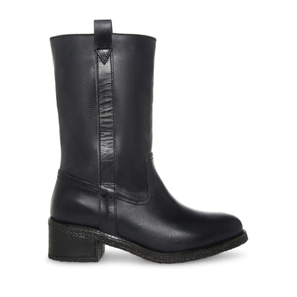 Steve Madden Black Leather Winny Boot (6)